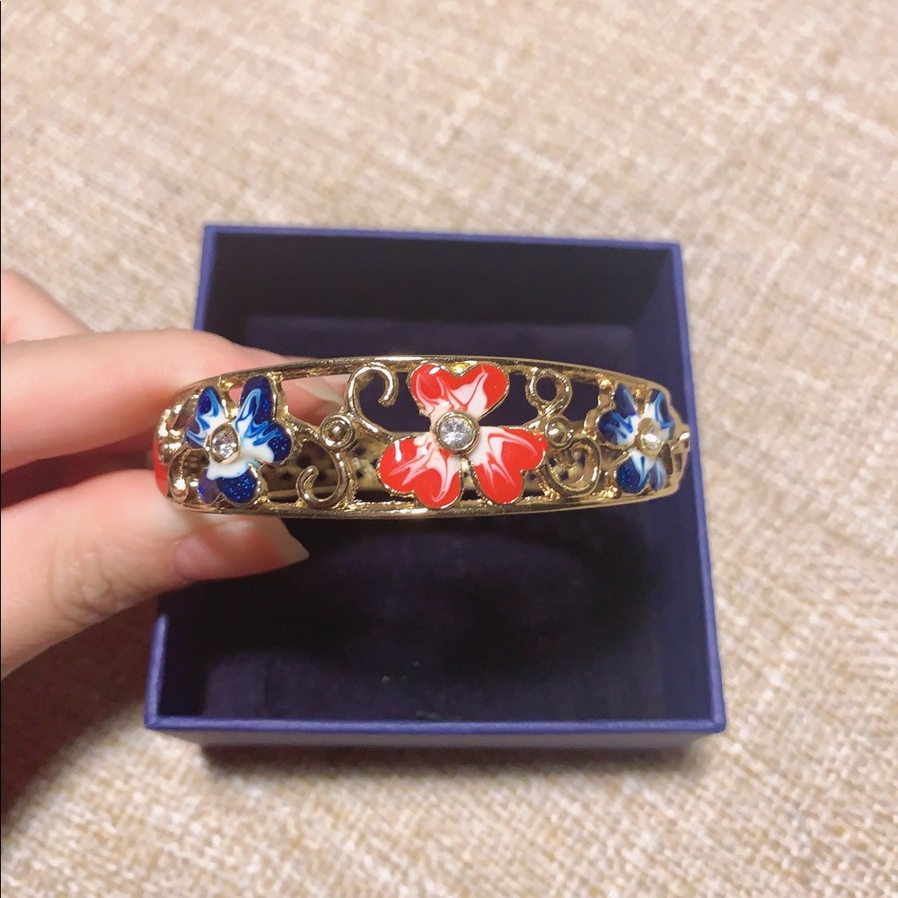 Flowers Series Enamel Glazed Bracelet